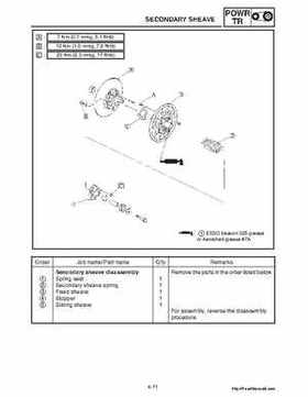 2007 Yamaha Apex Factory Service Manual, Page 117