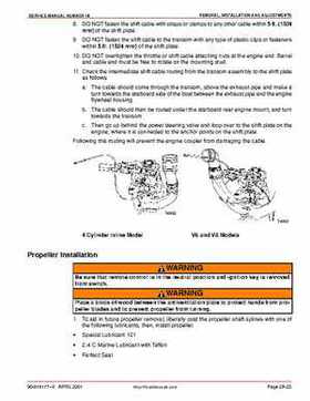 1991-2007 Mercruiser #14 Alpha Sterndrive Generation II Service Manual, Page 98