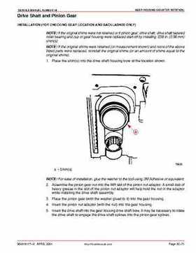 1991-2007 Mercruiser #14 Alpha Sterndrive Generation II Service Manual, Page 310