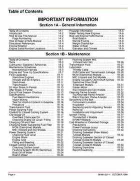 Mercury Mercruiser GM V-8 305 CID / 350 CID Engines Service Manual., Page 6