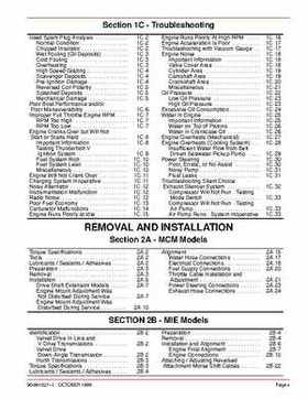 Mercury Mercruiser GM V-8 305 CID / 350 CID Engines Service Manual., Page 7