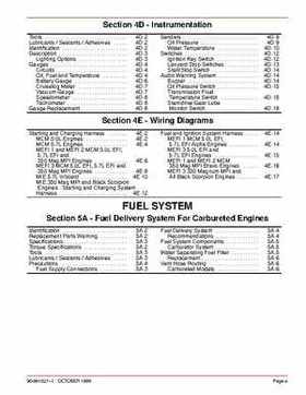 Mercury Mercruiser GM V-8 305 CID / 350 CID Engines Service Manual., Page 11