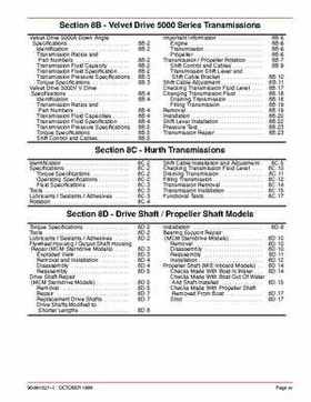 Mercury Mercruiser GM V-8 305 CID / 350 CID Engines Service Manual., Page 17