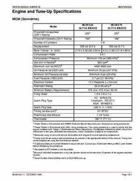Mercury Mercruiser GM V-8 305 CID / 350 CID Engines Service Manual., Page 35