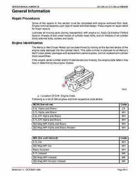 Mercury Mercruiser GM V-8 305 CID / 350 CID Engines Service Manual., Page 177
