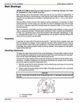 Mercury Mercruiser GM V-8 305 CID / 350 CID Engines Service Manual., Page 226