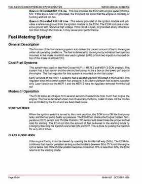 Mercury Mercruiser GM V-8 305 CID / 350 CID Engines Service Manual., Page 477