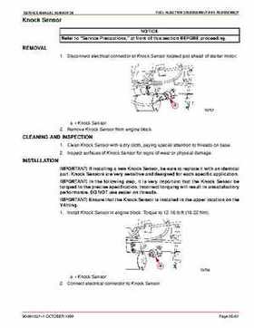 Mercury Mercruiser GM V-8 305 CID / 350 CID Engines Service Manual., Page 556