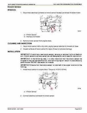 Mercury Mercruiser GM V-8 305 CID / 350 CID Engines Service Manual., Page 596