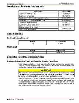 Mercury Mercruiser GM V-8 305 CID / 350 CID Engines Service Manual., Page 724
