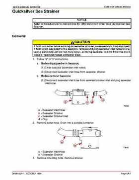 Mercury Mercruiser GM V-8 305 CID / 350 CID Engines Service Manual., Page 728